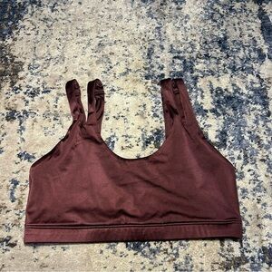 Nike Maroon Sports Bra Size Medium